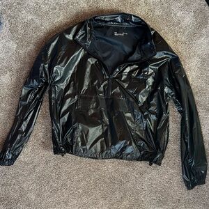 Under armour black thin coat xs